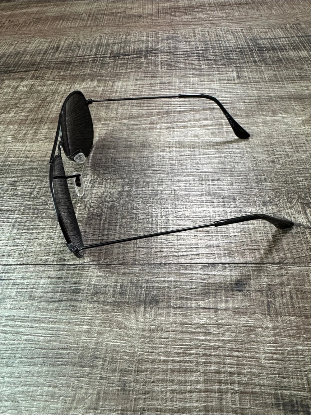 Ray-Ban RB-3025 Black Aviator Total Black Sunglasses with Black Case